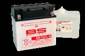 Batterie moto BS Battery YB16CL-B 12V 19Ah 250A +D . Garantie 6 mois