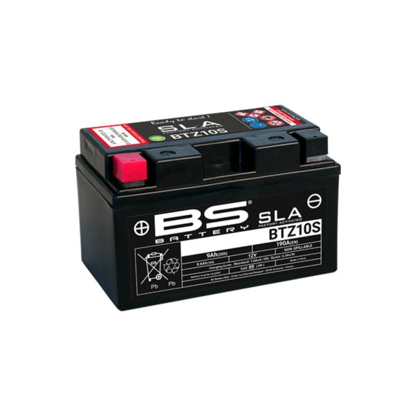 Batterie moto BS Battery YTZ10S 12V 8.6Ah 190A +G. Garantie 6 mois