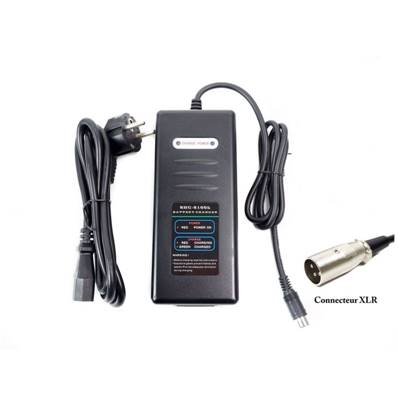 Chargeur 24V 2A pour batterie li-ion sortie prise XLR