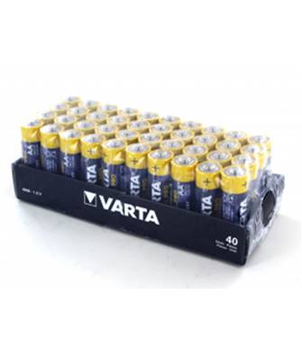 Piles Varta LR06/AA industrielles 1.5V Alcalines boîte de 40 piles