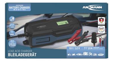 Chargeur/Maintien de charge Ansmann 6/12V 10A toutes technologies.Garantie 3 ans