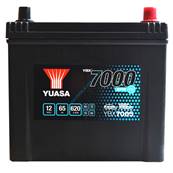 Batterie Yuasa YBX7005 EFB 12V 65Ah 620A-D23D. Garantie 2 ans