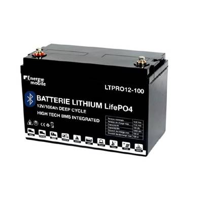 Batterie lithium bluetooth 12v 100ah /1280wh Garantie 1 an