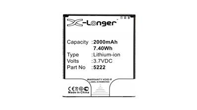 Batterie Wiko Rainbow lite 5222 / Freddy 3.7V 2000mAh .Garantie 1 an
