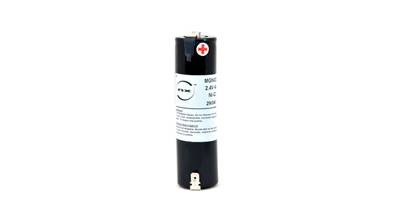 Accus bloc de secours 2D2S1P /953907 2.4V 4Ah NI-CD. Garantie 3 mois