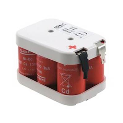 Batterie bloc éclairage de secours Saft 785502 7.2V 1.6Ah NI-CD