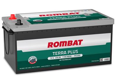 Batterie Rombat Terra Plus HD 12V 235Ah 1150A-M16G. Garantie 2 ans