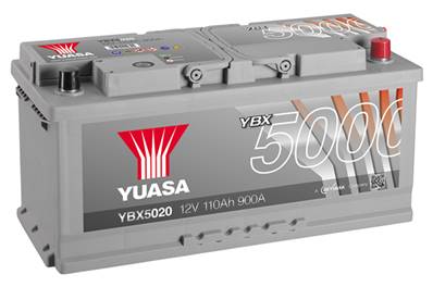 Batterie Yuasa L6- 12V 110Ah 950A. Garantie 2 ans