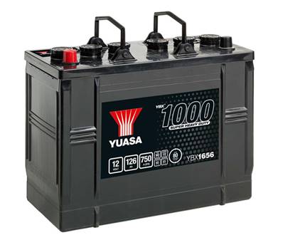 Batterie Yuasa YBX1656 12V 126Ah 750A +G. Garantie 2 ans
