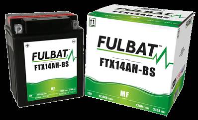 Batterie Fulbat AGM YTX14AH-BS/FTX14AH-BS 12V 12.6Ah 210A +G. Garantie 6 mois