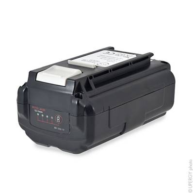 Batterie type Ryobi BPL3626 36V-40V 4Ah Li-ion. Garantie 1 an