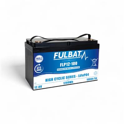 Batterie FULBAT LITHIUM LIFEPO4 FLP12-100 12.8V 100AH/C20