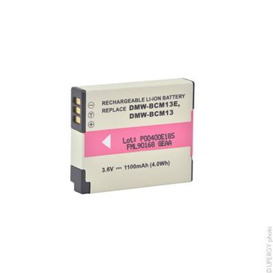 Batterie type Panasonic DMW-BCM13E 3.6V 1100mAh. Garantie 1 an