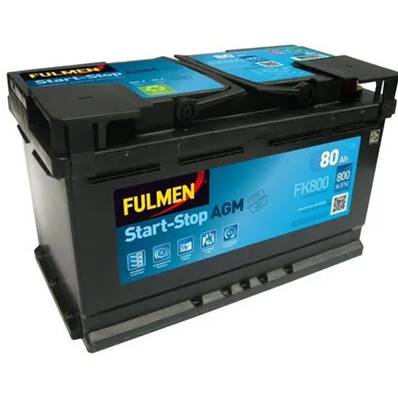 Batterie Fulmen FK800 AGM 12V 80Ah 800A-L4. Garantie 2 ans