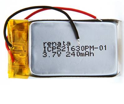Batterie LI-PO 1CP521630PM 3.7V 250mAh sortie 2 fils