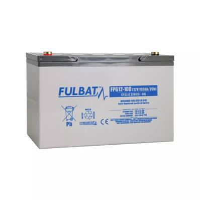 Batterie FULBAT FPG12-100 12V 100Ah/C20 gel +G. Garantie 1 an
