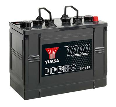 Batterie Yuasa YBX1655 12V 126Ah 750A +D. Garantie 2 ans