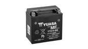 Batterie moto Yuasa YTX14-BS 12V 12Ah 200A +G. Garantie 1 an