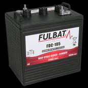 Batterie fulbat FDC-105 6V 225Ah/C20 plomb ouvert. Garantie 1 an