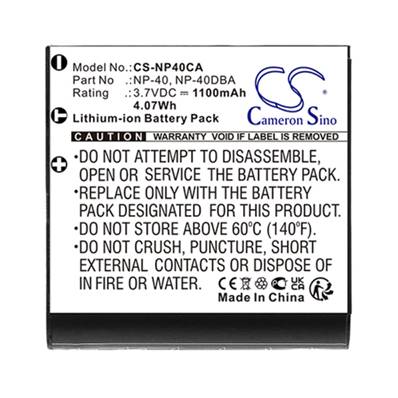 Batterie type Casio NP40 / LB060 / LB-060 3.7V 1100mAh. Garantie 1an
