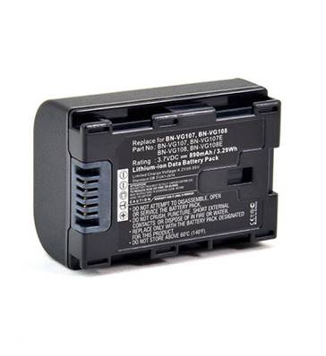 Batterie type JVC BN-VG107/BN-VG108/BN-VG121 3.6V 890mAh. Garantie 1 an