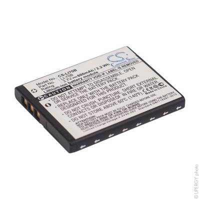 Batterie type Olympus LI-70B 3.7V 600mAh. Garantie 1 an