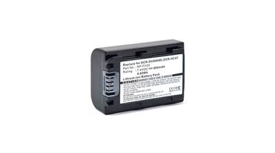 Batterie Sony NP-FH50/FH60/FH70 7.4V 650mAh. Garantie 1 an