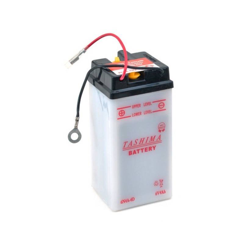 Batterie moto 6N4A-4D 6V 4Ah +G. Garantie 6 mois