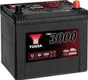 Batterie Yuasa YBX3005 12V 60Ah 500A-D23D. Garantie 2 ans
