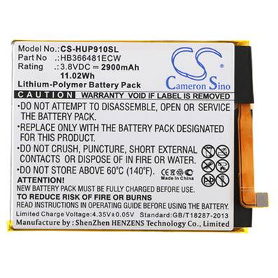 Batterie Huawei HB366481 3.8V 3000mAh. Garantie 1 an
