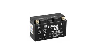 Batterie moto Yuasa YT7B-BS 12V 6.5Ah 110A +G. Garantie 1 an