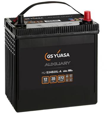 Batterie Yuasa HJ-S34B20L +D AGM 12V 35Ah 272A. Garantie 2 ans