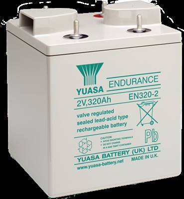 Batterie Yuasa étanche EN320-2 2V 320Ah. Garantie 1 an