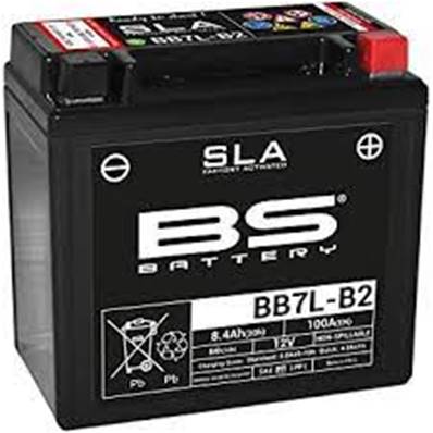 Batterie moto AGM BS Battery YB7L-B2 SLA 12V 8Ah +D. Garantie 6 mois