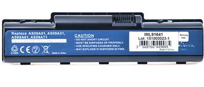 Batterie Acer AS09A31 /AS09A51 /AS09A61 /AS09A71 11.1V 5200mAh. Garantie 1 an