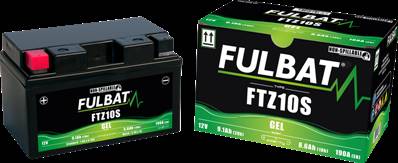 Batterie Fulbat GEL YTZ10S/FTZ10S/BTZ10S 12V 9.1Ah 190A +G. Garantie 6 mois