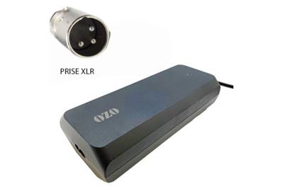 Chargeur 36V 2A pour batterie li-ion sortie prise XLR