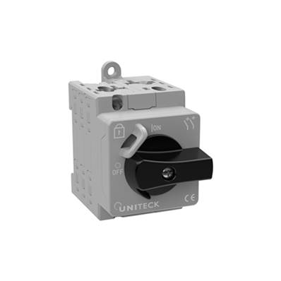 Interrupteur-sectionneur panneaux solaires 500V DC32A Bipolaire(+/-) UNIPVSWITCH