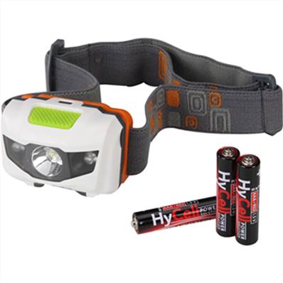 Frontale Hycell Headlight + Led rouge. Garantie 2 ans