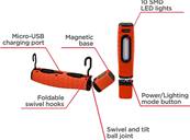PROMO Lampe rechargeable professionnelle SL360 400 lumens. Garantie 2 ans