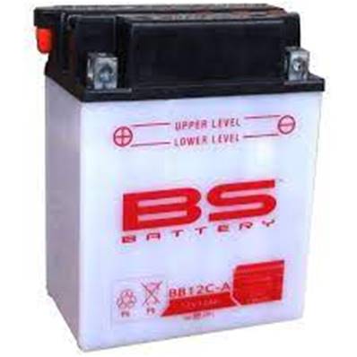 Batterie moto BS Battery BB12C-A / YB12C-A 12V 12.6Ah 155A +G. Garantie 6 mois