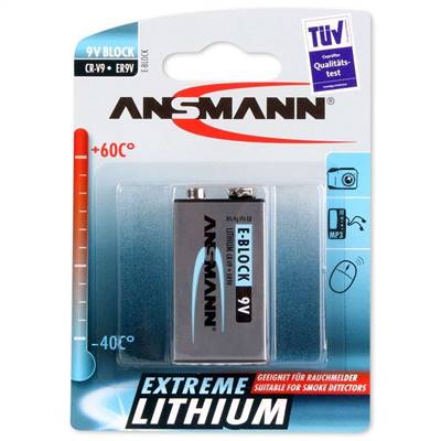 Pile lithium Ansmann 9V/ 6LF22