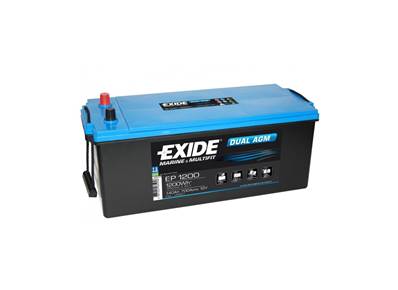 Batterie Exide EP1200 12V 140Ah/C20 700A AGM. Garantie 2 ans