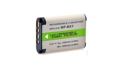 Batterie Sony NP-BX1 3.6V 1090mAh. Garantie 1 an