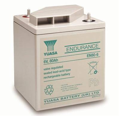 Batterie Yuasa étanche EN80-6 6V 80Ah. Garantie 1 an