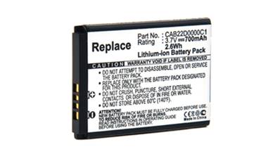 Batterie type Alcatel CAB22B0000C1/CAB22D0000C1/OT-665 3.7V 700mAh.Garantie 1an
