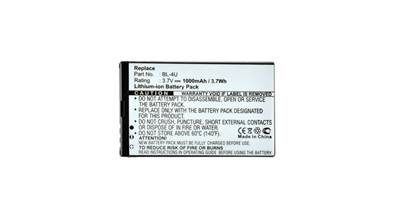 Batterie Nokia BL-4U 3.7V 1000mAh. Garantie 1 an