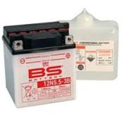 Batterie moto BS Battery 12N5.5A-3B 12V 5.5Ah 55A +D. Garantie 6 mois
