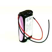 Batterie 18650 7.4V 3350mAh Lithium-ion sortie fils. Garantie 6 mois