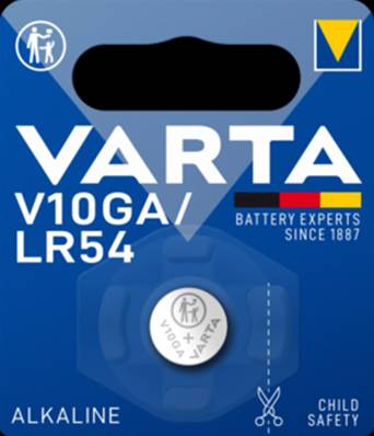 Pile alcaline Varta V10GA / LR54 / LR1130 / LR1131 1.5V